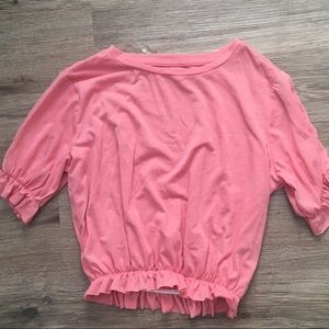 Poof New York Pink Kinda Crop Top